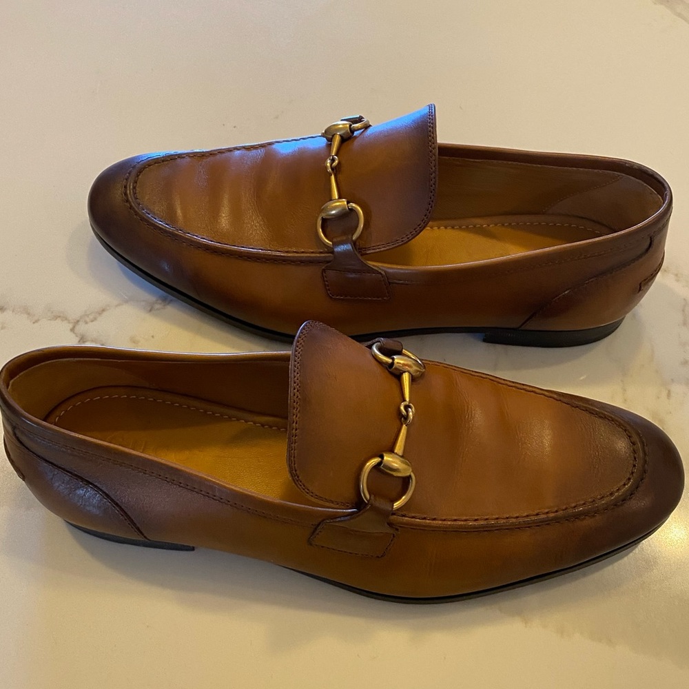 Gucci Jordan Leather Loafers